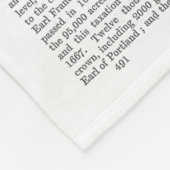 Ballerina Deer in Blue Fleecedecke (Ecke)