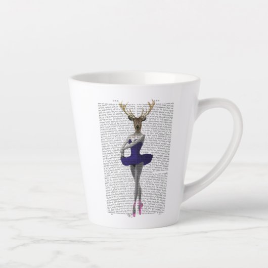 Ballerina Deer in Blue Milchtasse (Rechts)