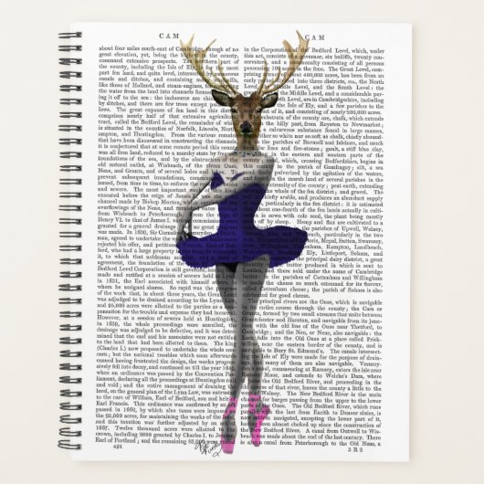 Ballerina Deer in Blue Planer (Vorderseite)