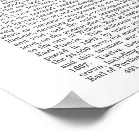 Ballerina Deer in Blue Poster (Ecke)