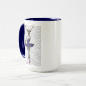 Ballerina Deer in Blue Tasse (Vorderseite Links)