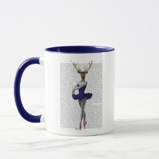 Ballerina Deer in Blue Tasse (Links)