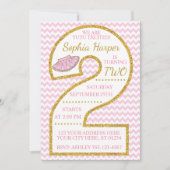 Ballerina der Ballettröckchen-2. Einladung (Vorderseite)