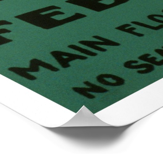 Ballerina & Devil 1938 WPA Poster (Ecke)