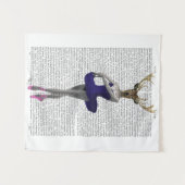 Ballerina Dez Wandteppich (Vorderseite (Horizontal))