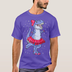 Ballerina Dinosaur T Rex Ballett Tänzer Kinder T-Shirt