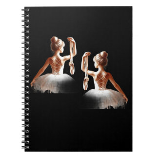 "Ballerina Dreams - Aquarelltanz Notebo Notizblock