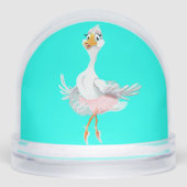 Ballerina Duck Schneekugeln (Vorderseite)
