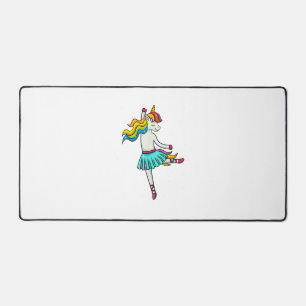 Ballerina Einhorn Tanz Ballett Tänzer Tutu Kleid Schreibtischunterlage