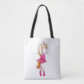Ballerina Einhorn Tasche (Vorderseite)