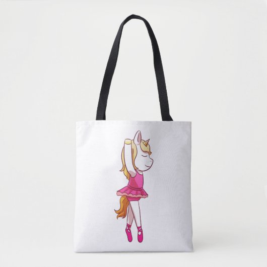 Ballerina Einhorn Tasche (Vorderseite)