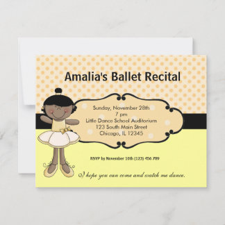 Ballerina Einladung