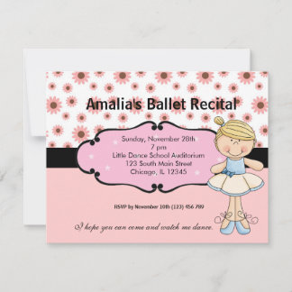Ballerina Einladung