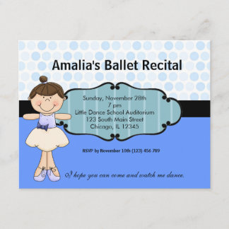 Ballerina Einladung