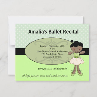 Ballerina Einladung