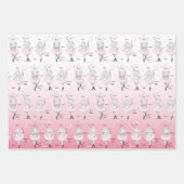 Ballerina Elephant Dance Erwägungsgrund Geschenkpapier Set (Vorderseite 3)