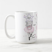Ballerina Elephant Dance Erwägungsgrund Kaffeetasse (Links)