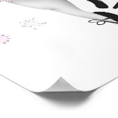 Ballerina Elephant Dance Erwägungsgrund Poster (Ecke)