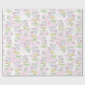 Ballerina Elephant Geschenkpapier (Flach)