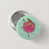 Ballerina en Pointe Button (Vorne & Hinten)