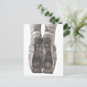 Ballerina en Pointe Postkarte (Stehend Vorderseite)