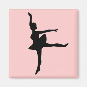 Ballerina erröten an magnet