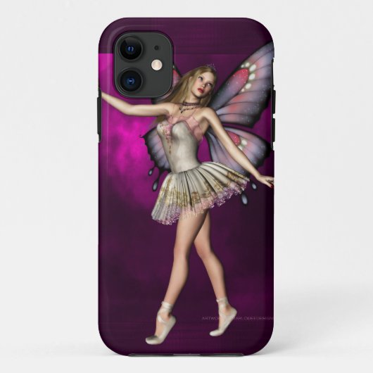 Ballerina Fairy Artwork D1 iPhone 5 ID Case (Rückseite)