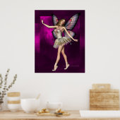 Ballerina Fairy Artwork D1 Poster Print (Küche)