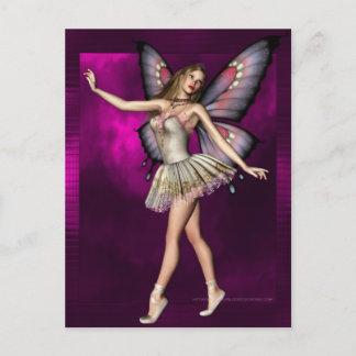 Ballerina Fairy Artwork D1 Postkarten