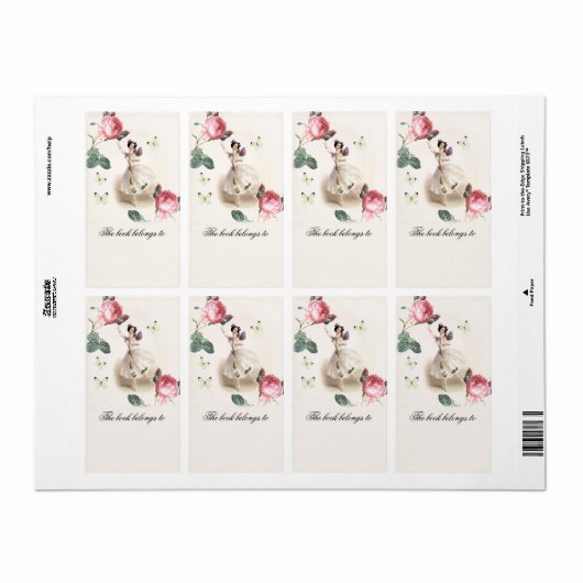 Ballerina Fairy Buchzeichen (Vorne)