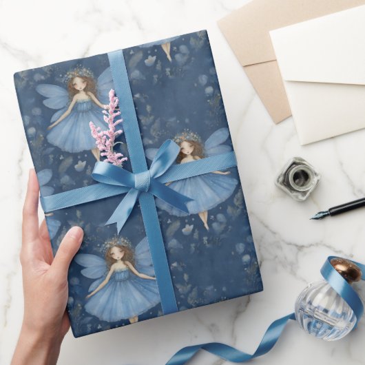 Ballerina Fairy Girl Birthday Geschenkpapier (Schenken)