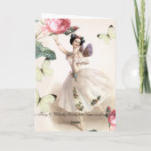 Ballerina Fairy Karte (Rückseite)