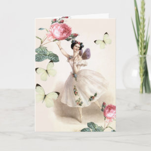 Ballerina Fairy Karte