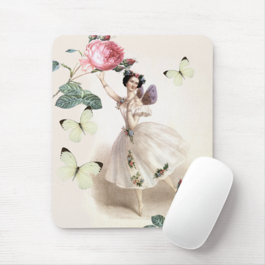 Ballerina Fairy Mousepad (Mit Mouse)