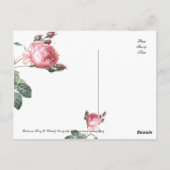 Ballerina Fairy Postkarte (Rückseite)