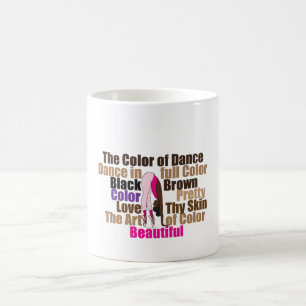 Ballerina-Farbe Brasiliens Fralis der Tanz-Tasse Kaffeetasse