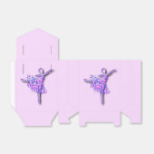 Ballerina Favor Box Ballett Tanz Geschenkschachtel (Ungefaltet)