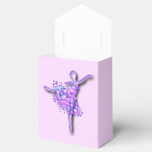 Ballerina Favor Box Ballett Tanz Geschenkschachtel (Geöffnet)