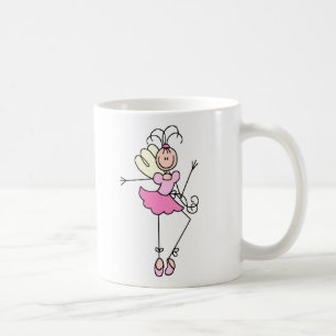 Ballerina Fee in Rosa Tasse