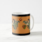 Ballerina Fee Mit Laternen Kaffeetasse (VorderseiteRechts)