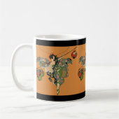 Ballerina Fee Mit Laternen Kaffeetasse (Links)