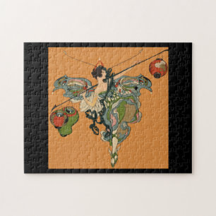 Ballerina Fee Mit Laternen Puzzle