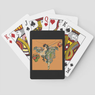 Ballerina Fee Mit Laternen Spielkarten