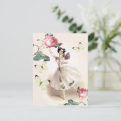 Ballerina Fee Postkarte (Stehend Vorderseite)