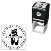 Ballerina Feet auf der Pointe #2 Silhouette Ret-Ad Permastempel (Beispiel)