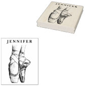 Ballerina Feet auf Pointe #1 Gummistempel (Stempel)