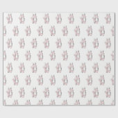 Ballerina Feet auf Pointe #1 Lt Pink Geschenkpapier (Flach)