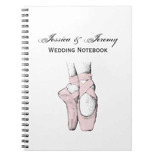 Ballerina Feet auf Pointe #1 Lt Pink Notizblock (Vorderseite)