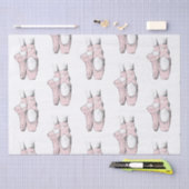 Ballerina Feet auf Pointe #1 Lt Pink Seidenpapier (Handwerk)