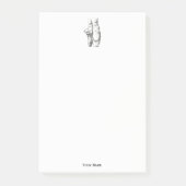 Ballerina Feet auf Pointe #1 Post-it Klebezettel (Vorderseite)